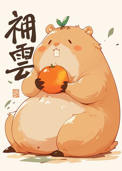 Groundhog Cute 2 van MIROKKU