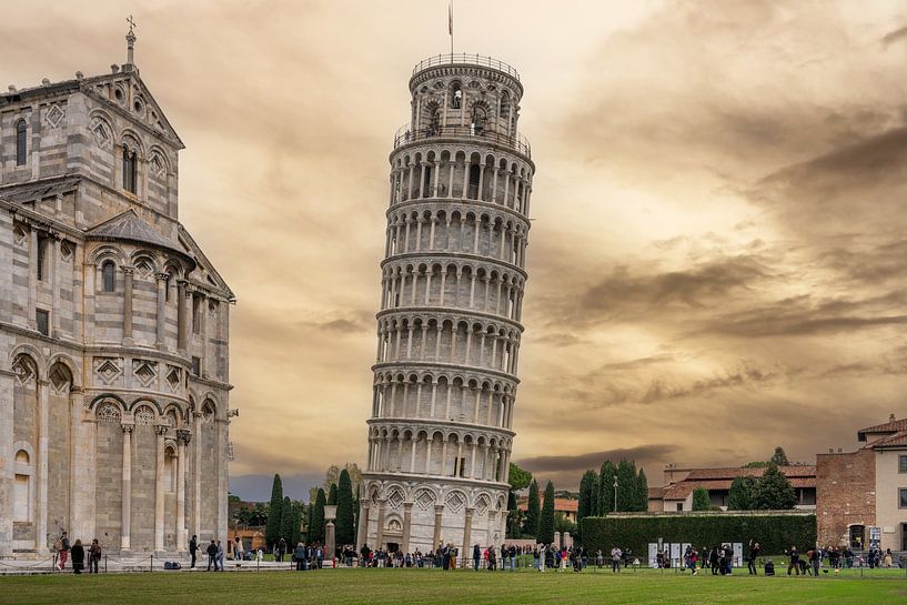 The tower and basilica of Pisa by Ivo de Rooij