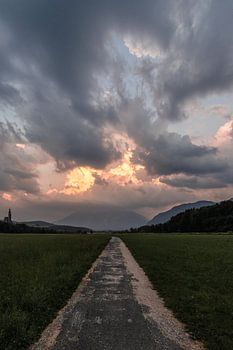Spektakel über dem Untersberg