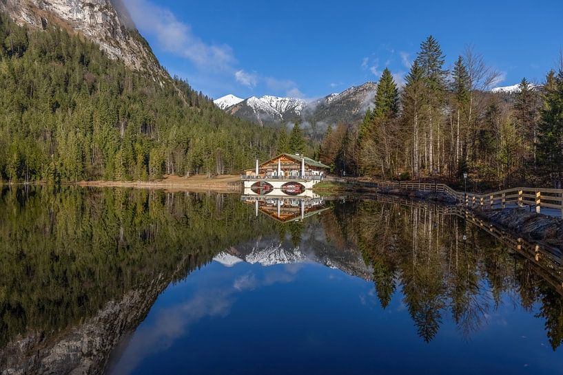 Uitzicht op de Pflegersee van Christina Bauer Photos
