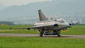Saab J35 Dragons von Swedish Air Force Historic Flight.