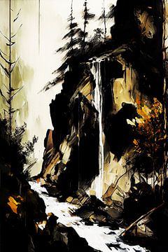 Wasserfall von Max Steinwald