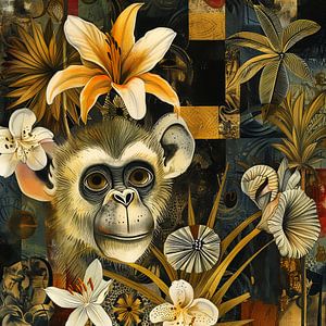 Singe Œuvre d'art du dadaïsme