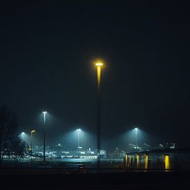 Flughafen Berlin Brandenburg bei Nacht - 2 von Lorenz Groche