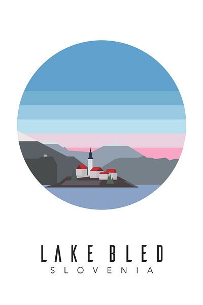 Slowenien - Bleder See von Walljar