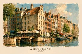 Das malerische Amsterdam von Harry Hadders Design