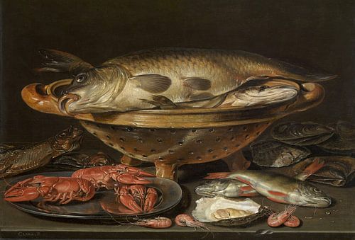 Stilleven met vis, Clara Peeters