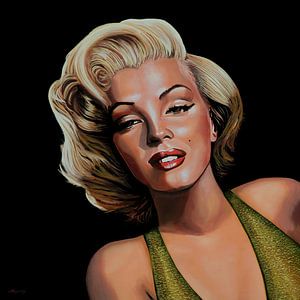 Marilyn Monroe 2 Painting von Paul Meijering
