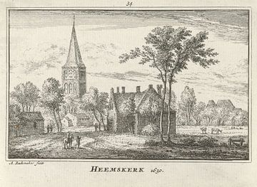 Abraham Rademaker, View of Heemskerk, 1630 by Atelier Liesjes