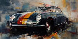 Voiture de course Porsche classique