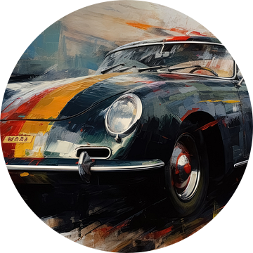 Classic Porsche racecar van Imagine