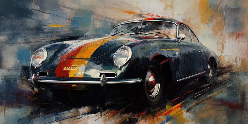 Klassischer Porsche-Rennwagen von Imagine