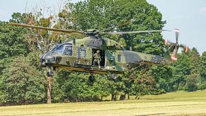 Landender NH-90-Hubschrauber der Luftwaffe.