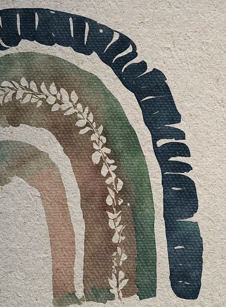 Boho Regenbogen mit Blumen Nr.02 |The Bohemian Vintage Collection von MadameRuiz
