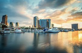 Vuur & Zonsopgang van ijs - San Diego, Californië van Joseph S Giacalone Photography