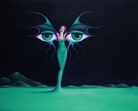 Schmetterlingsfrau von Marije du Bateau