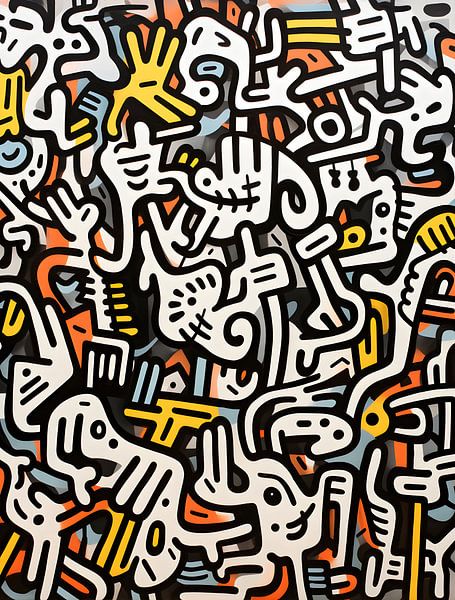 Club 57 / Pop Art Pattern von Felix Wiesner