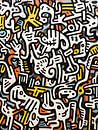 Club 57 / Pop Art Pattern von Felix Wiesner Miniaturansicht