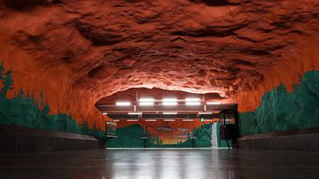 Stockholm metro by Kevin IJpelaar