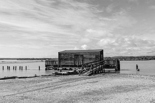 Okarito boat house New Zealand