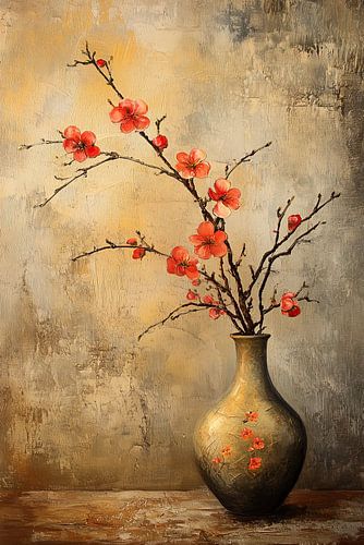 Blüten in der Stille: Ein zeitloses Kunstwerk