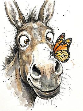 Schmetterling und Esel von Markus Gann