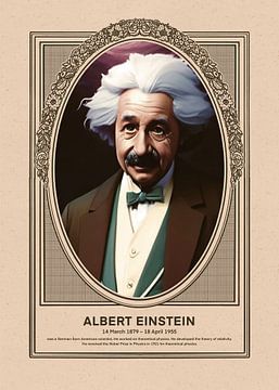 Albert Einstein by Sahruddin Said