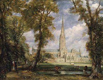 Die Kathedrale von Salisbury vom Bischofspark aus - John Constable