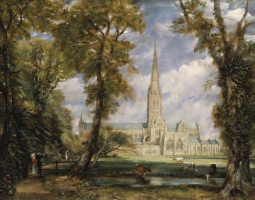 Cathédrale de Salisbury vue des terrains de l'évêque - John Constable