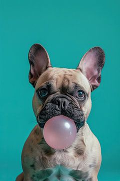 Bouledogue sur Art Merveilleux