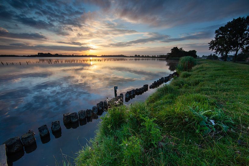 Sunrise Nature area Botshol Vinkeveen by Peter Haastrecht, van