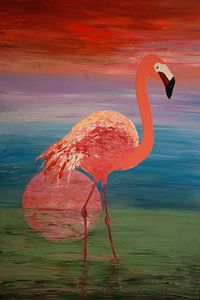 Flamingo von Angelique van 't Riet