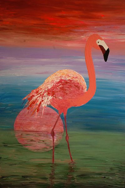 Flamingo van Angelique van 't Riet