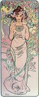 The Rose by Alphonse Mucha