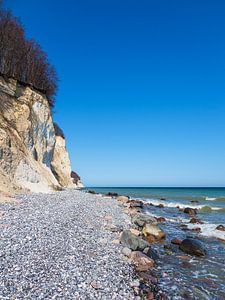 Kreidefelsen an der Küste der Ostsee auf der Insel Rügen