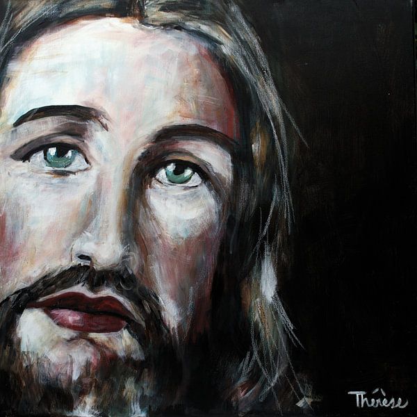 Portrait of Jesus. by Therese Brals