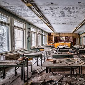 Schule in Tschernobyl von Jan Vandenberghe