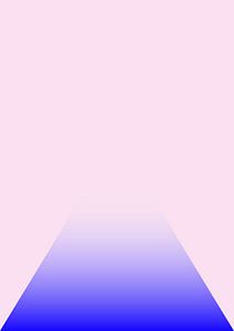 Gradient bleu sur un fond rose tendre