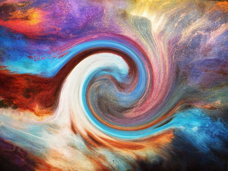 The white wave by Milky Fine Art