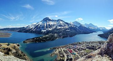 Waterton Nationalpark, Panoramabild van Martina Dormann