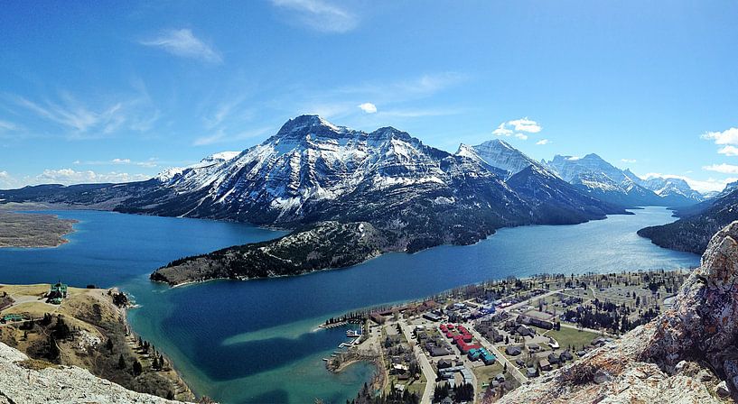 Waterton Nationalpark, Panoramabild by Martina Dormann
