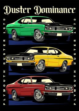 Plymouth Duster Muscle Car sur Adam Khabibi