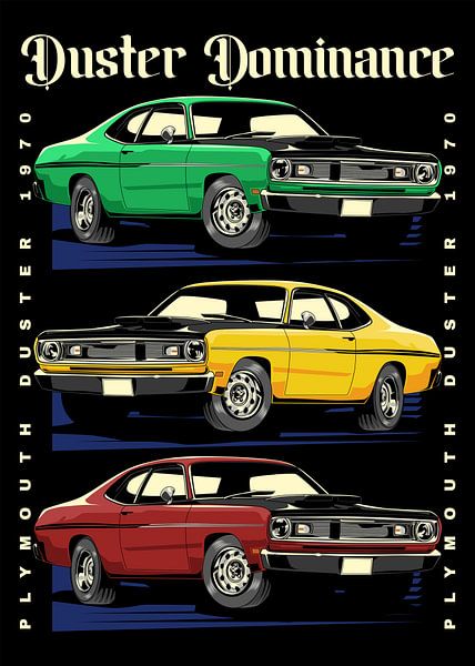 Plymouth Duster Muscle Car by Adam Khabibi