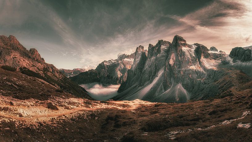 Bergpanorama in de Dolomieten van Steffen Peters