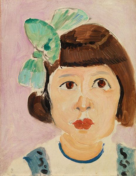 Head of a Young Girl  by Masterful Masters
