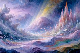 A dreamlike landscape full of love by Mad Dog Art
