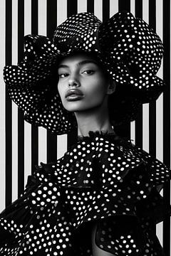 Fashionable elegance in black and white by Poster Art Shop