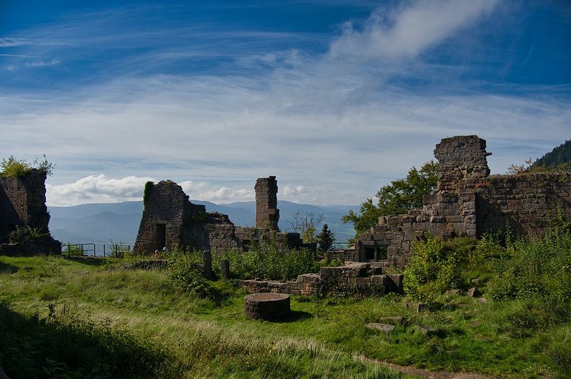 Ruines du château de Frankenbourg dans les Vosges par Tanja Voigt