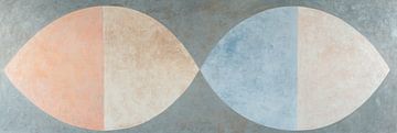 Abstracte Ovale Vormen in Kleur van Modern Collection