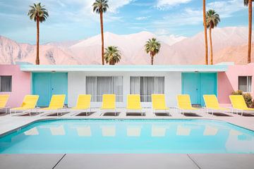 Palm Springs zwembad dag van Philippe HUGONNARD